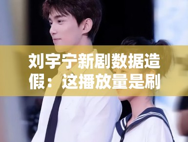 刘宇宁新剧数据造假：这播放量是刷出来的吧？