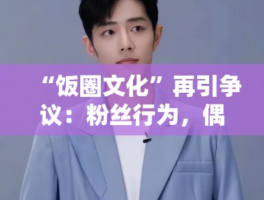 “饭圈文化”再引争议：粉丝行为，偶像该不该买单？